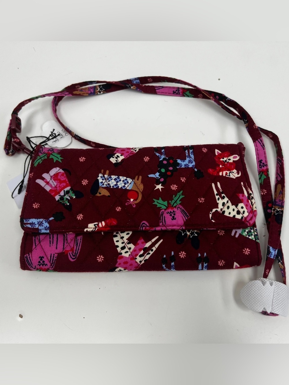 Vera Bradley Holiday Hounds Wallet Crossbody - NEW